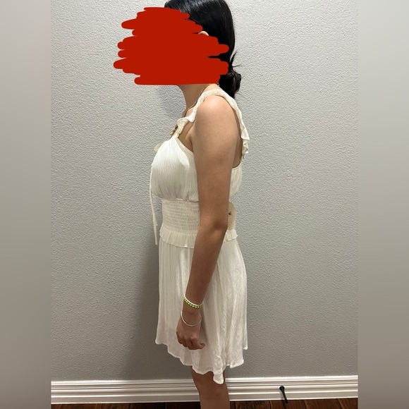 Altar’d State Ivory Smocked Ruffle Dress NEW WITH TAGS - Picture 7 of 7